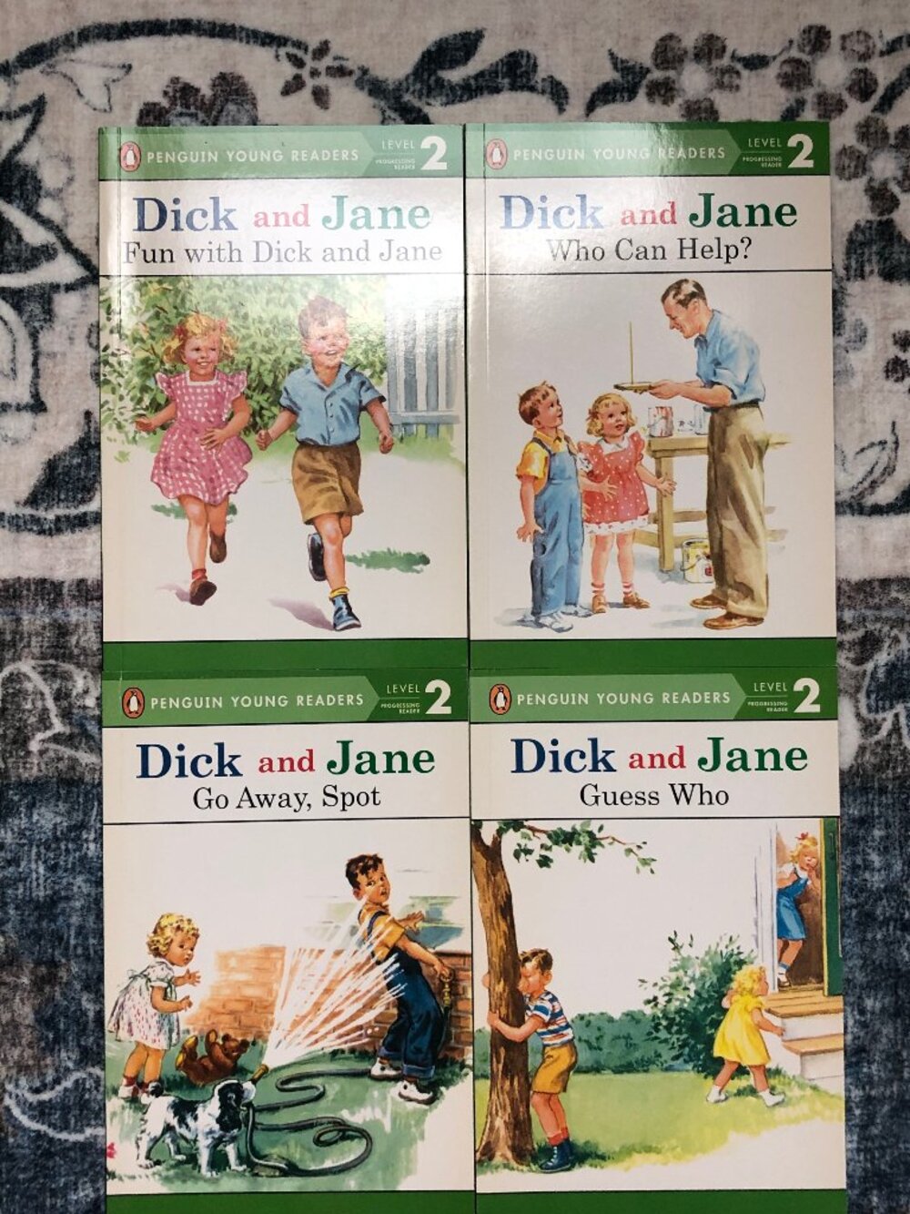 Dick and Jane Penguin Young Readers Level 2 Emergent Reader Trade PB Lot of 4